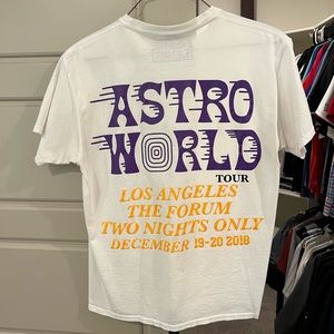 BRAND NEW NEVER WORN Astroworld Travis Scott LA Tour Stop Lakers shirt size L.